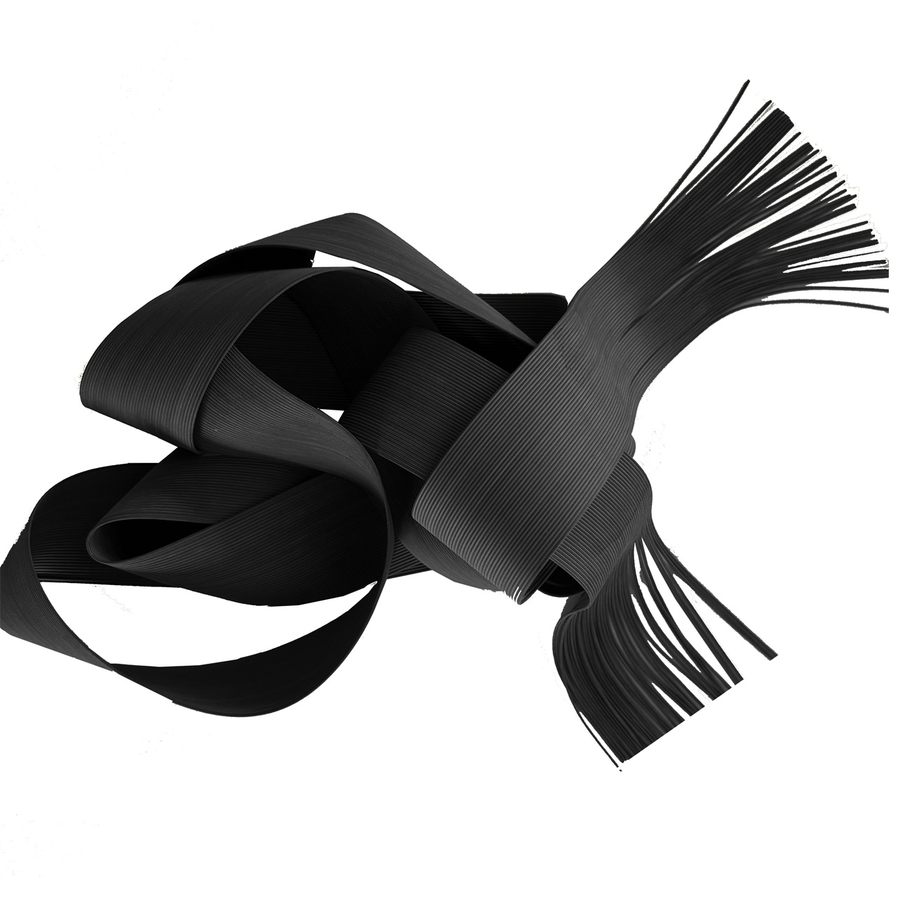 Hilo de Látex Negro